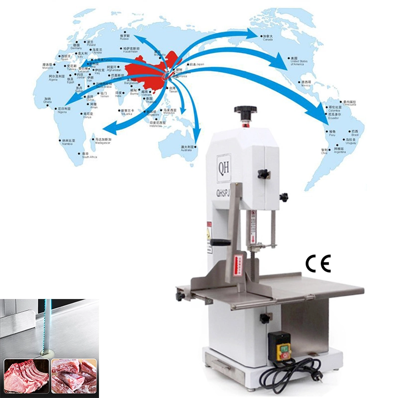 Qh260b Elektrischer 1650-Fleischschneider, Zerkleinerer, Tiefkühlfisch/Knochen/Huhn/Schwein/Rind/Kuh/Schaf/Schneidsäge Shredding Wurst Herstellung Verarbeitung Maschine Preis