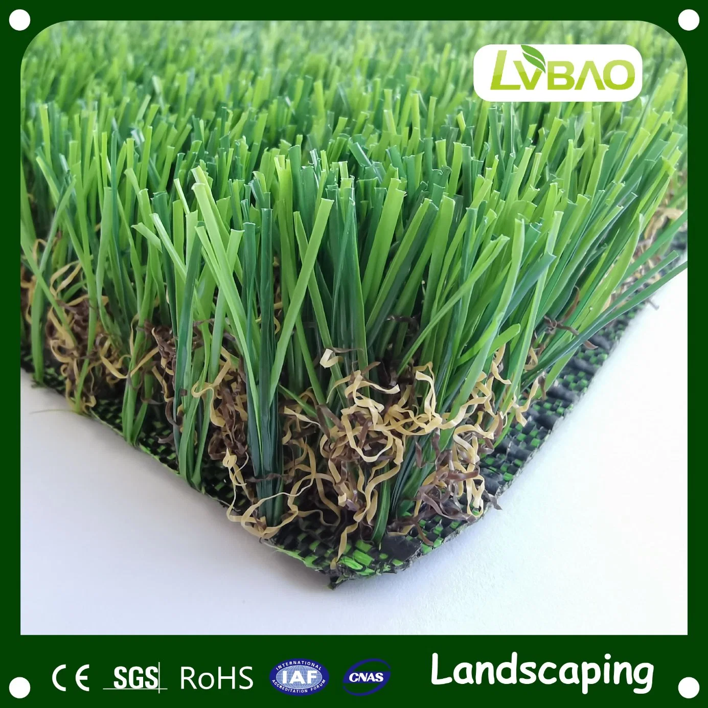 LVBAO Non-toxic Health Safety Flame Retardant No-need Mowing Artificial Grass