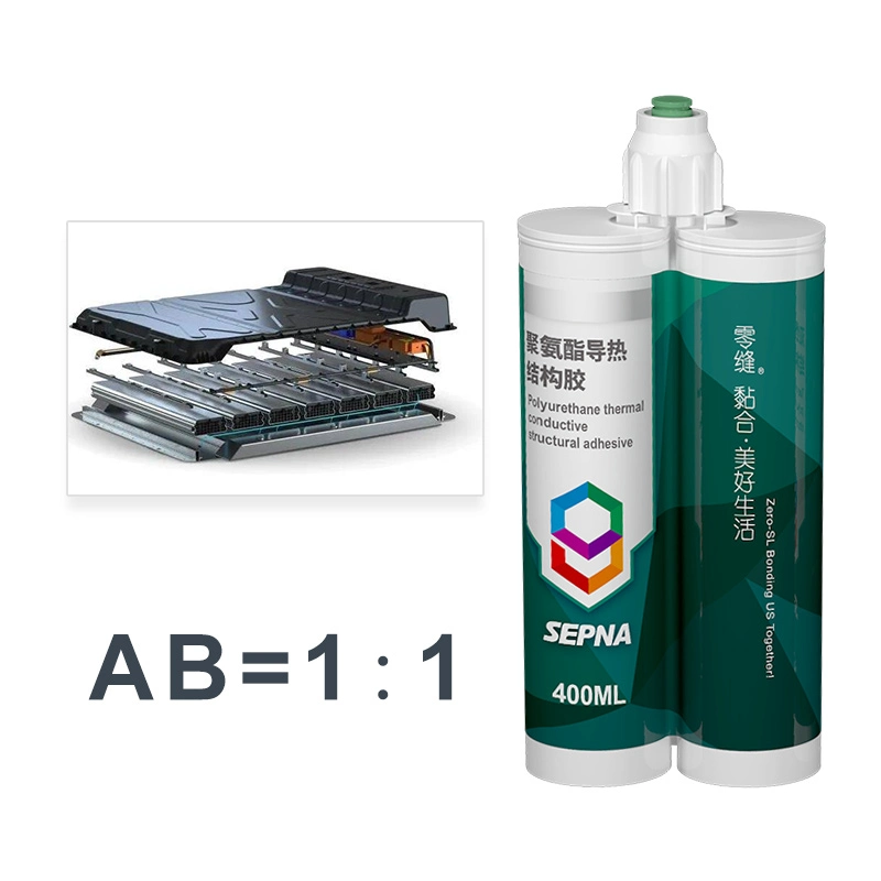 Sepna 400ml Two-Component Aluminium Corners Connection Polyether Urethane Adhesive Bonding Glue