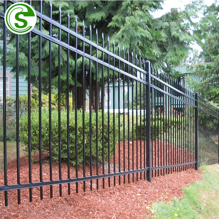 3rails Powder Coated Antirust Steel Fence Garrison Fencing