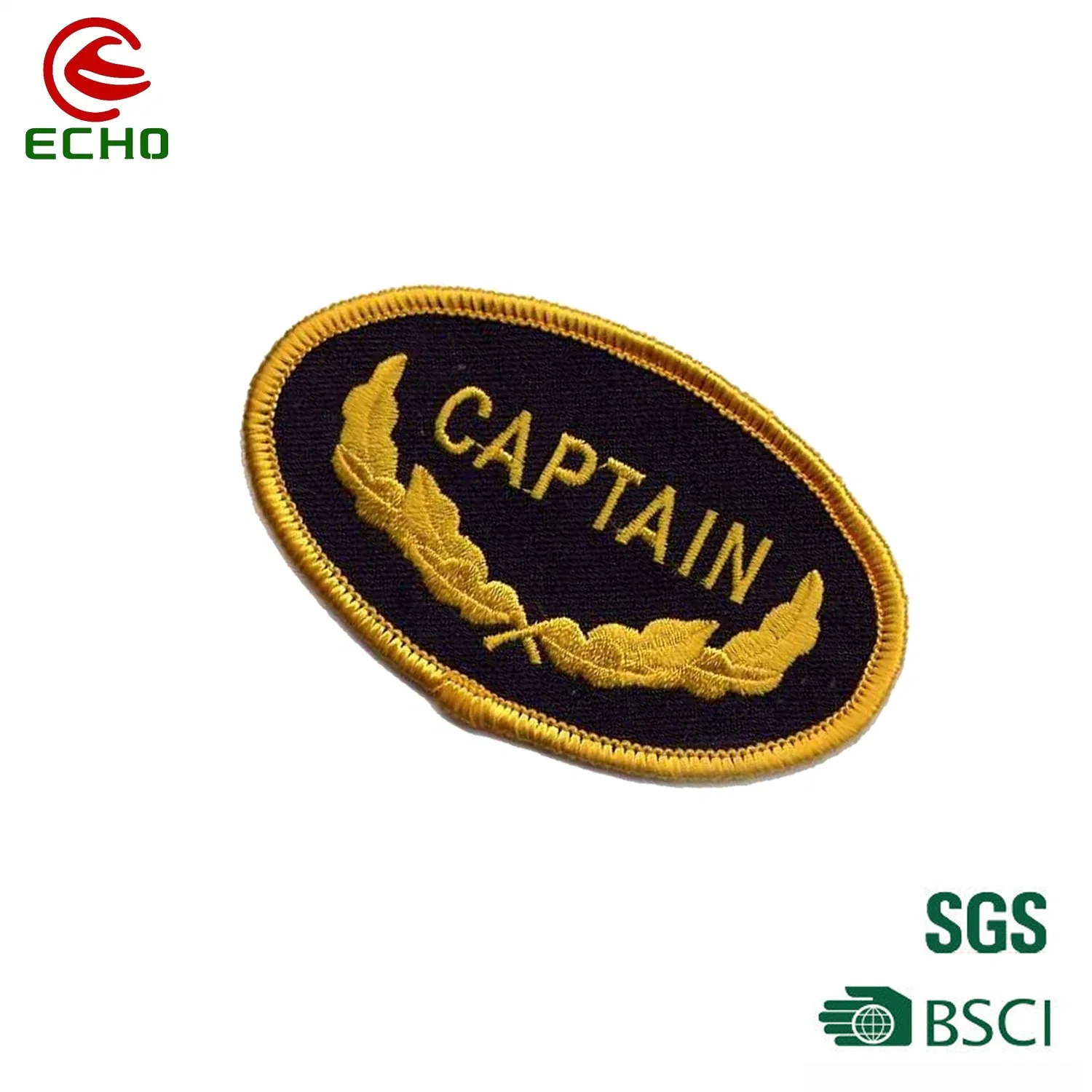 Wholesale/Supplier Custom Logo Embroidery Patch Fashion Twill Fabric Embroidery Patch