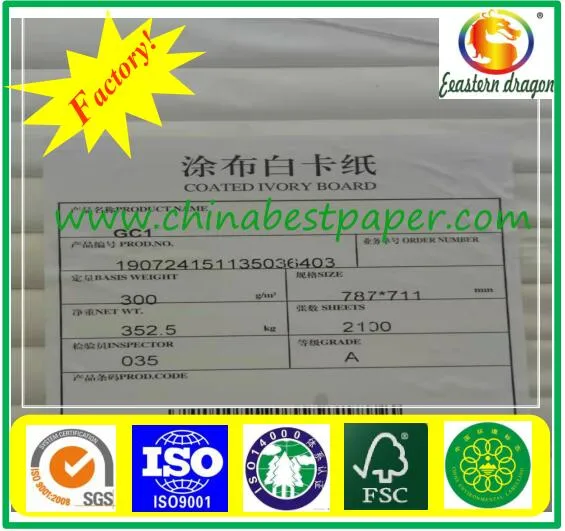 Top Quality White Fbb Paper Board for Sale