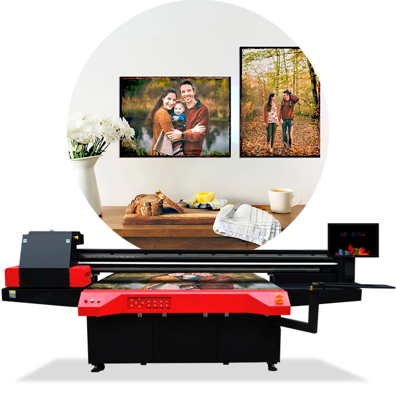 High quality/High cost performance LED Flatbed UV Inkjet Printer Ricoh Gen5 Printhead