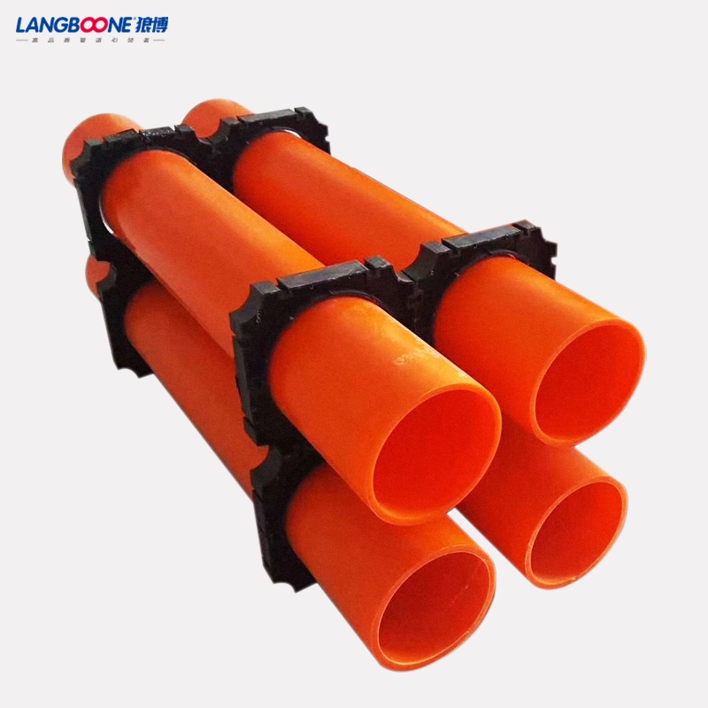 Sn32/40 Tube en plastique orange Mpp Conduit de protection de câble électrique Conduit de câble d'alimentation