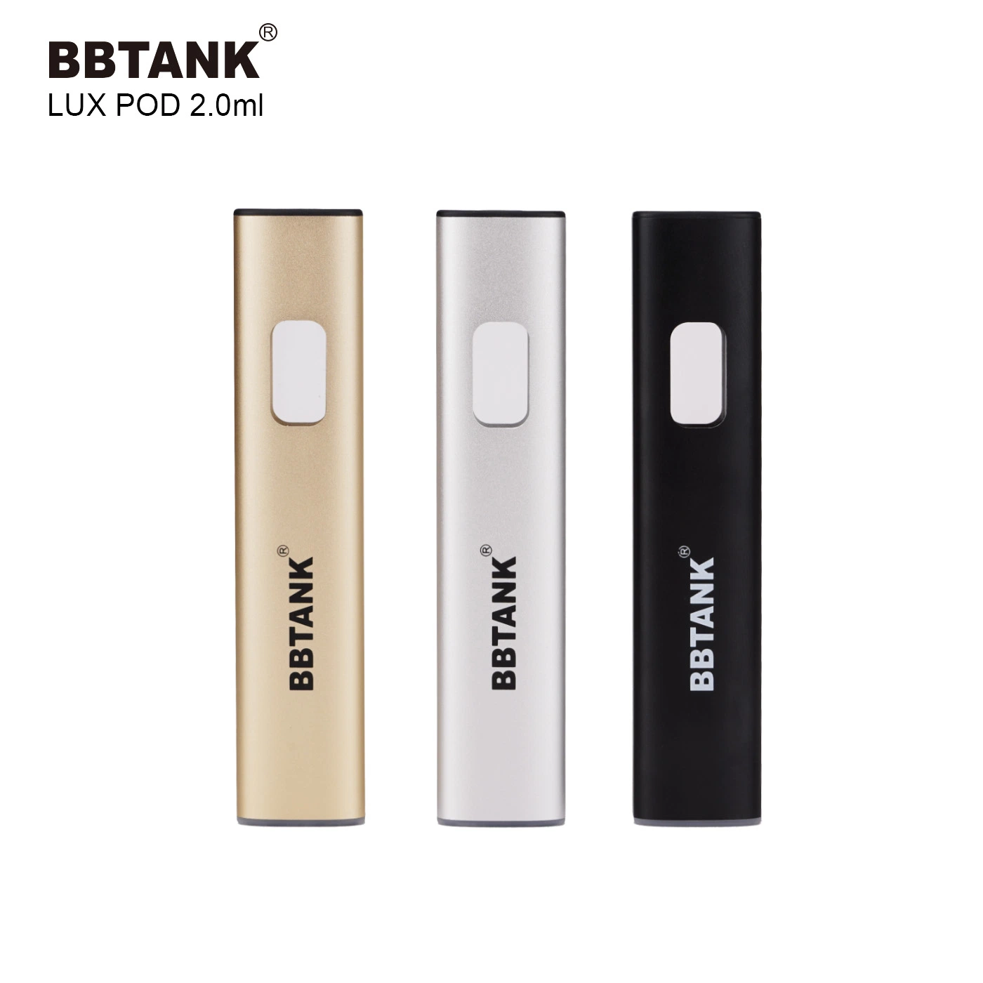 2ml Hhc Disposable/Chargeable Pod for D8 Oil Bbtank Recharge Metal Free Visible Oil Tank Vape Pen