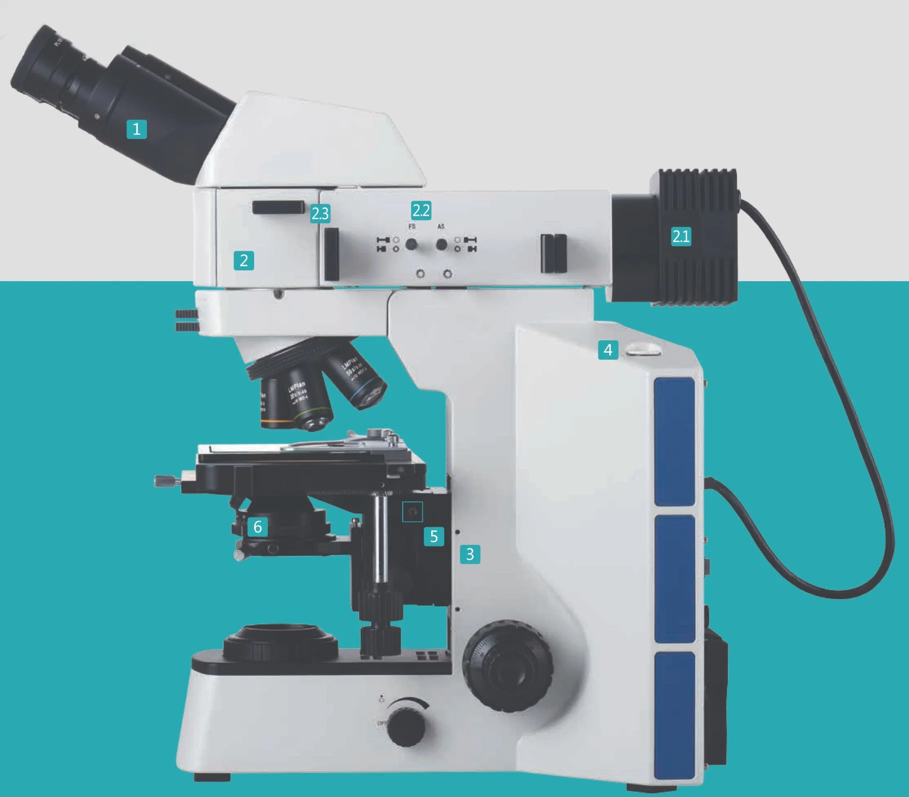 Bestscope BS-6012trf Laboratory Metallurgical Microscope