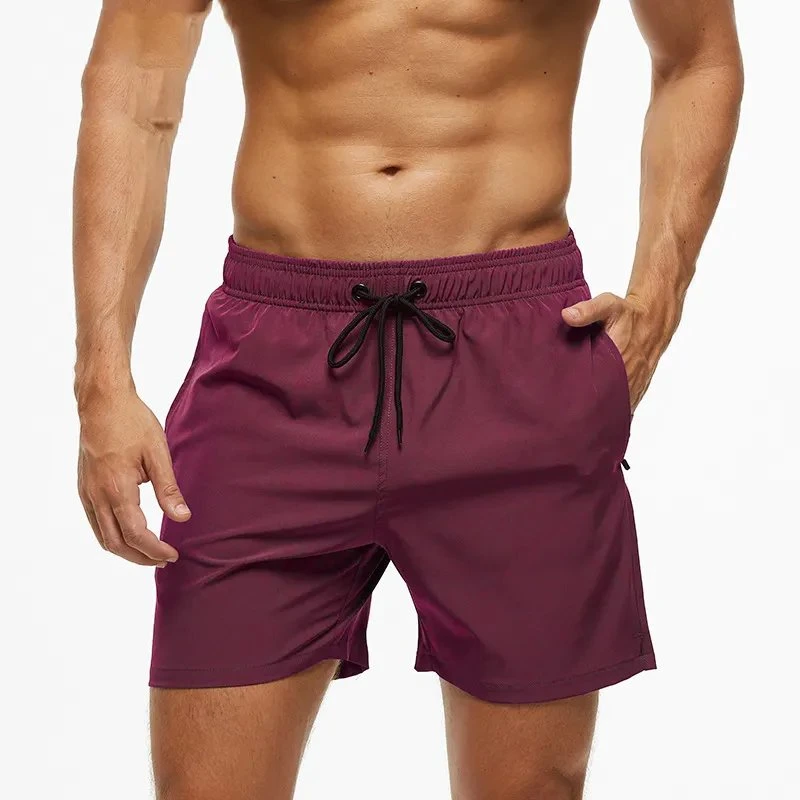 OEM Quick Dry Swim Shorts Elastic Waisted Board Shorts Summer Bathing Suit Swimwear Beachwear for Adult Men