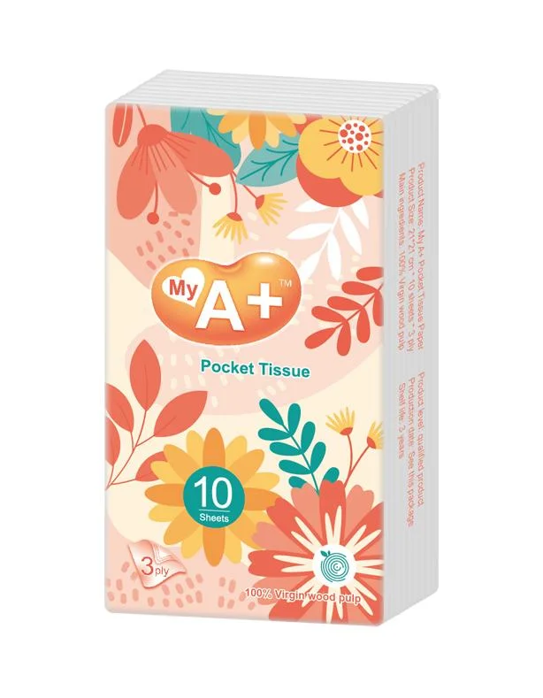 10*6cm 3ply Customize Pocket Tissue Mini Facial Tissue in Advertising Paper with Wholesale/Supplier Price