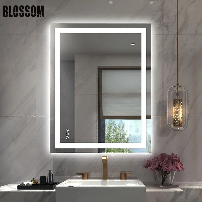 Wholesale/Supplier Bathroom Smart Backlit LED Lighted Vanity Furniture Decorative Wall Mounted Glass Mirror