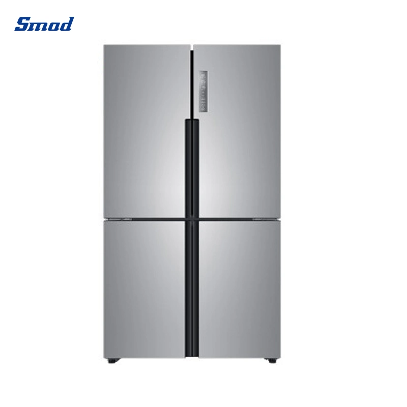 Multi-Door Side-by-Side Type Double Door LED Light Refrigerator with Water Dispenser