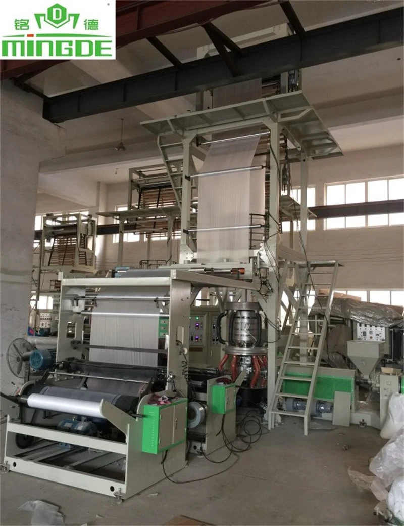 ABC Three Layer Co-Extrusion Plastic PE EVA Blown Extruder Film Blowing Machine