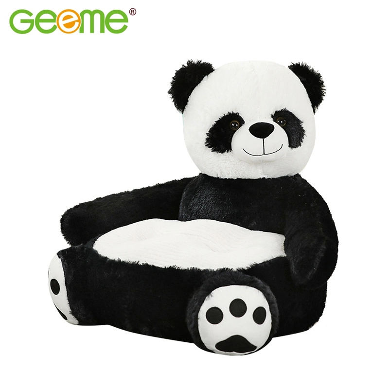 Soft Children asiento de plush Sofá con forma de panda animal Fibra de llenado