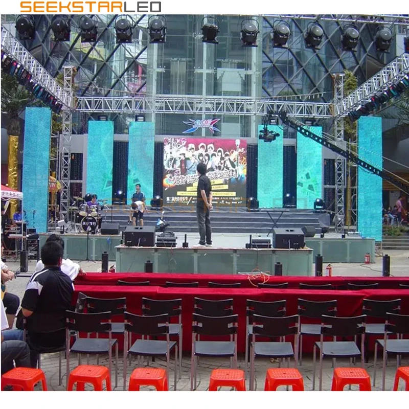 High Brightness Outdoor Rental LED Stage Display Screen P3.91 Game Screen