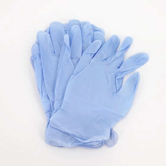 Examen de sécurité en latex de vinyle jetable en poudre transparente Gants de protection