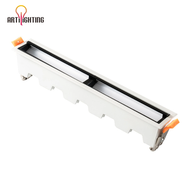 Wholesale/Supplier Embedded 10W 20W 30W Polarized LED Wall Washer Linear Light for Exhibition Museum Background Lighting