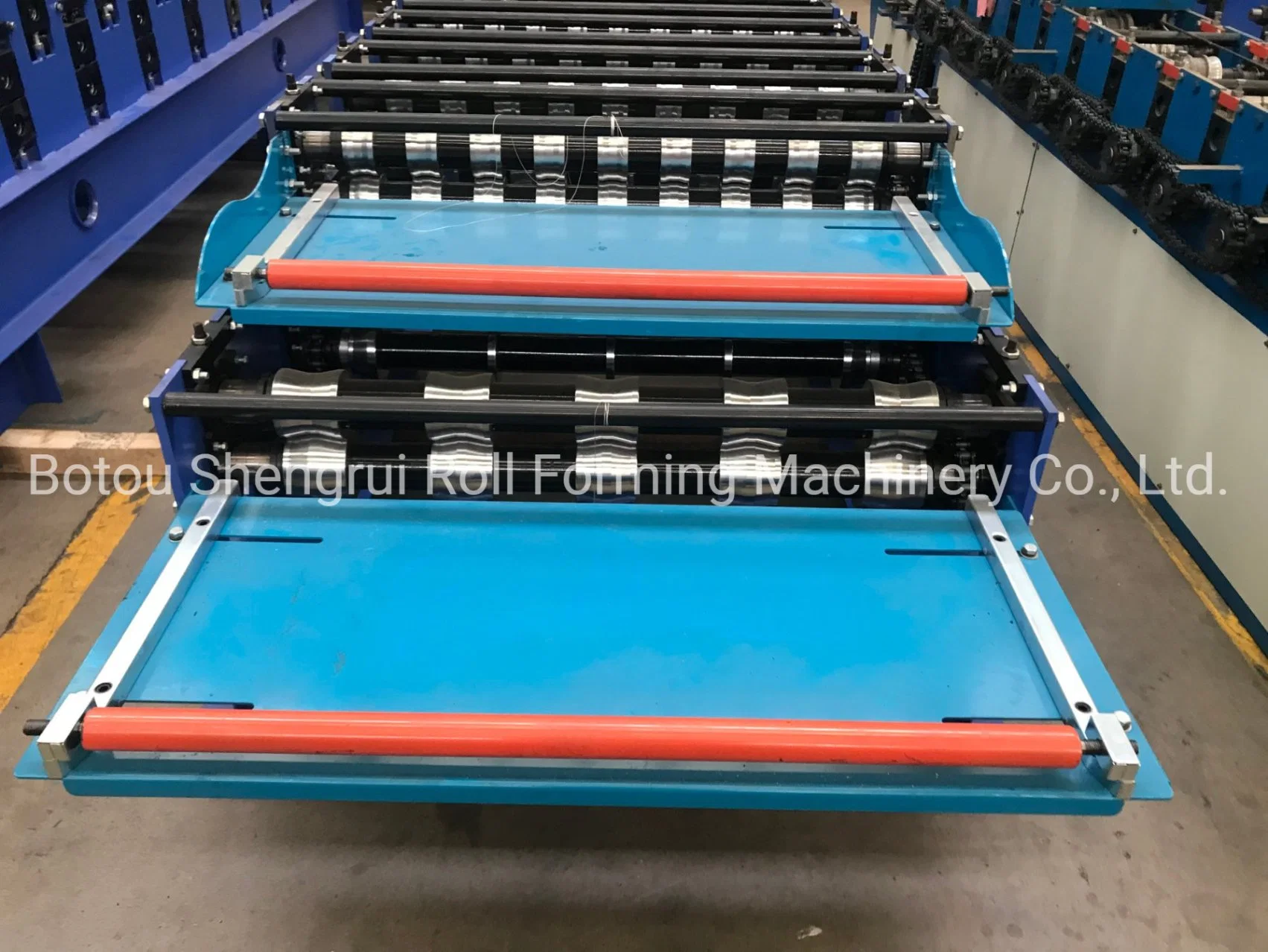 Double Layer Metal Profile Roofing Panel Cold Roll Forming Machine Production Line