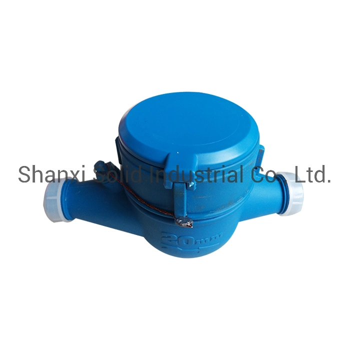 Plastic Nylon Water Meter Body Multi Jet Dry Dial Type Water Meter Price