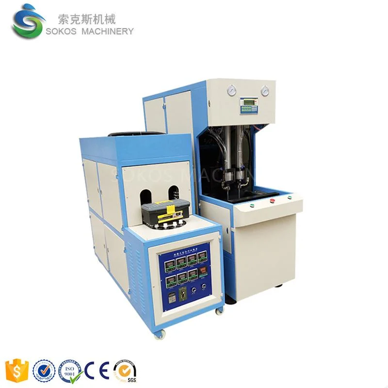 Small Plastic Bottle Blowing Molding Machine/2liter Semi-Auto Plastic Pet Blow Molding Machine/Pet Preform Heating Blowing Cooling Machine Price