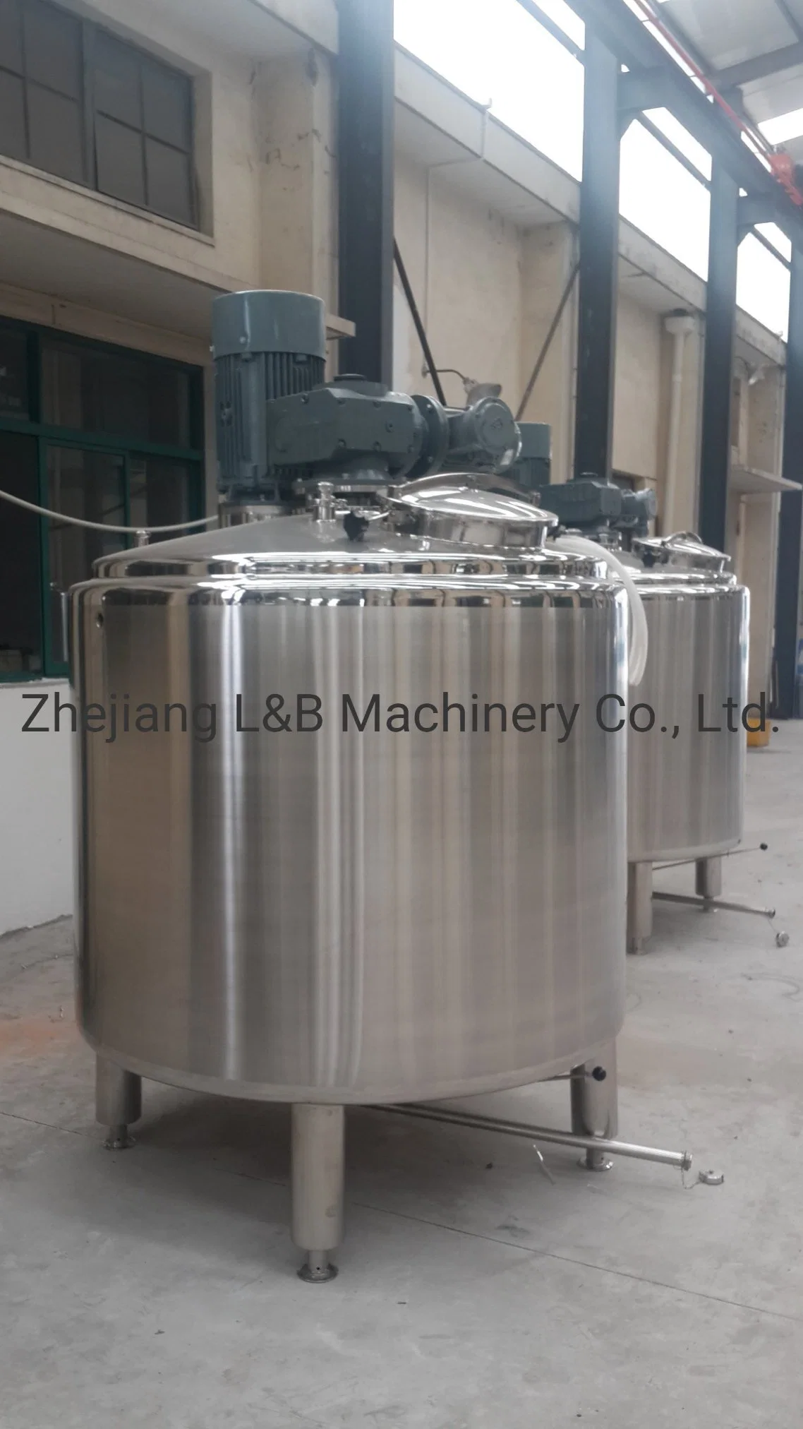 Stainless Steel Electric Heating Reactor Insdustrial Double Jacketed Equipment Homogenizer Juice Mixing Tank