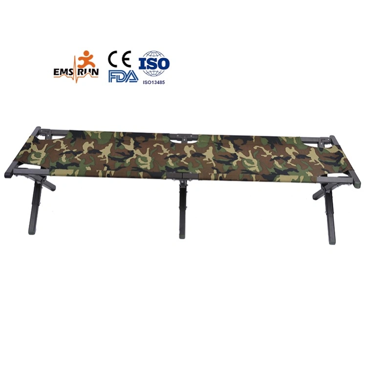 Military Army Tamping Bed Aluminum Folding Bed