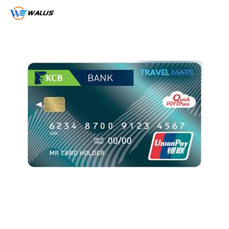 Factory Custom Color Printing Plastic Bank Size Recycled PVC RFID Smart IC Chip Credit Bank Card