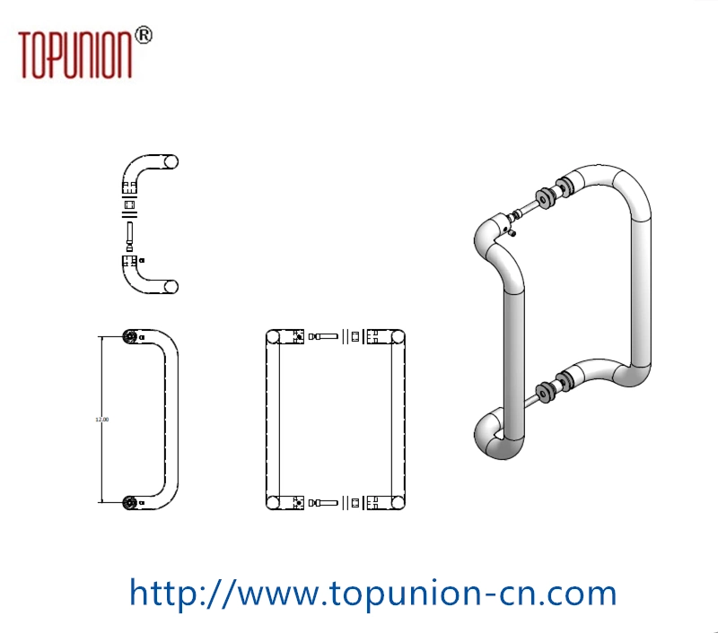 SS304 Wood Door and Glass Door Handle Door Pull Handle