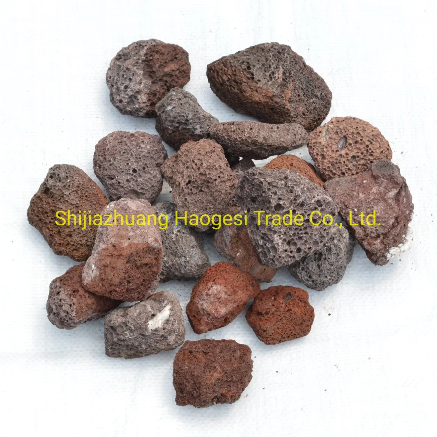 Water Treatment Soilless Matrix Grinding Filter Material Organic Fertilizer 1-2cm Lava Stone