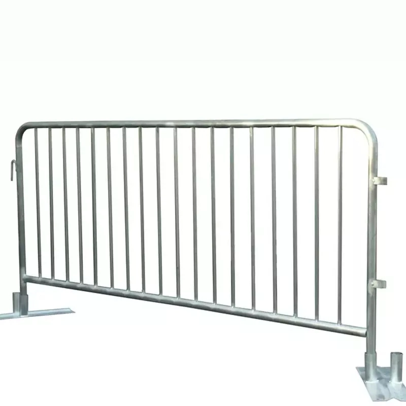 Flat Feet 1.1mx2.2m Steel Crowd Control Barrier Temporary Construction Fence Fence Concert Steel Road Barrier Temporary Fence Panel Parking Barriers