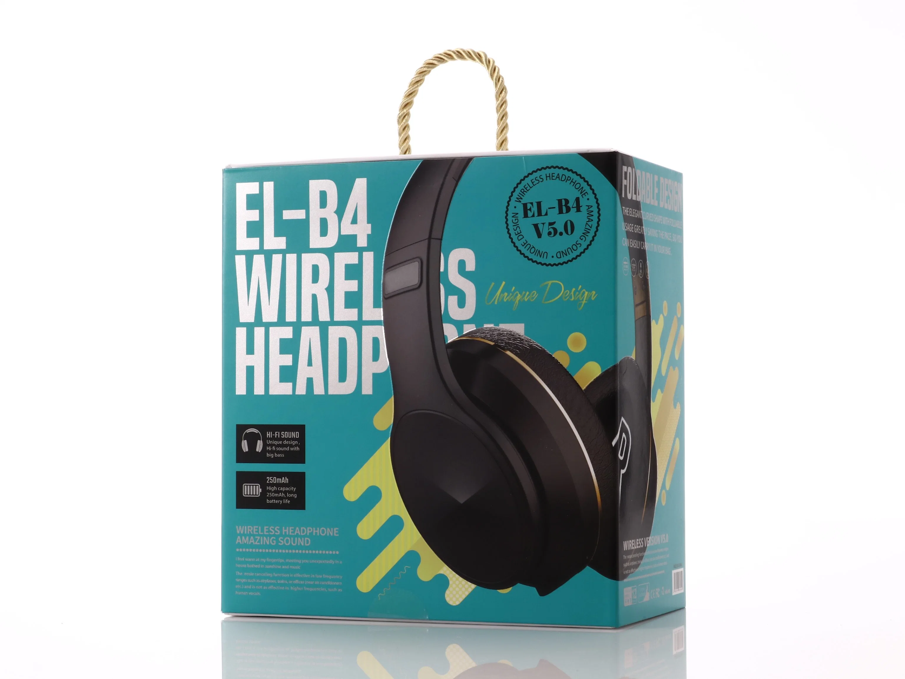 EL-B4 New Graffiti Hand-Painted Headphone Headset Comfortable Wireless Earphone for Gaming Sport Running