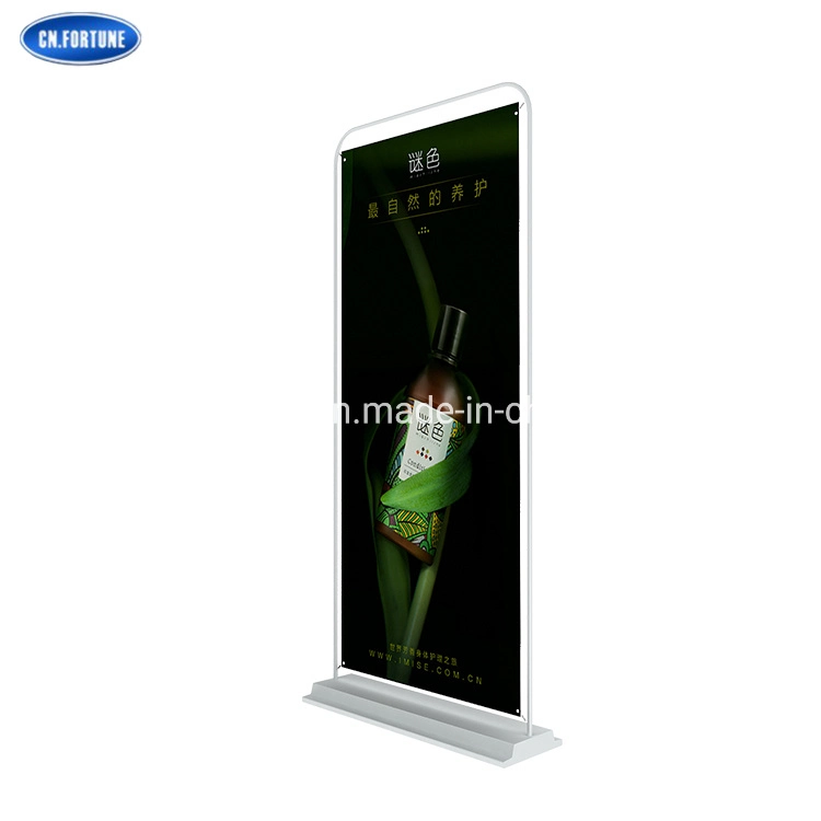 Door Type Iron Frame Advertising Banner Stand Display Stand