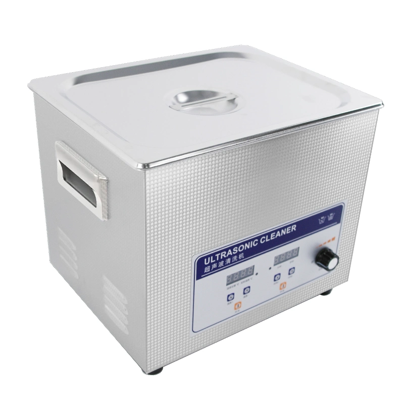 10L Power Switchable Tabletop Ultrasonic Bath Cleaner for PCB Car Parts