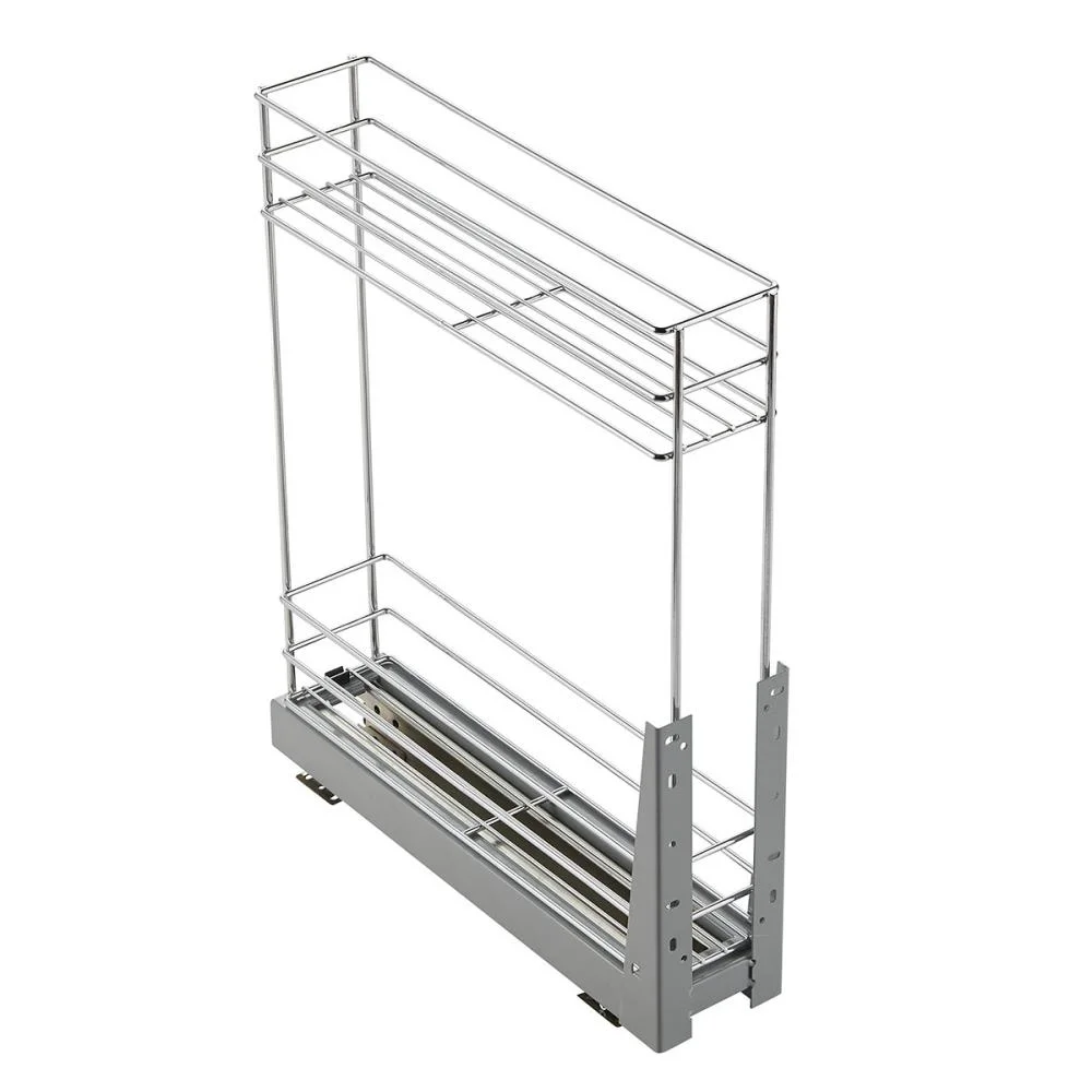 Armário de cozinha para 200mm 2 Camadas Organizador de Gaveta