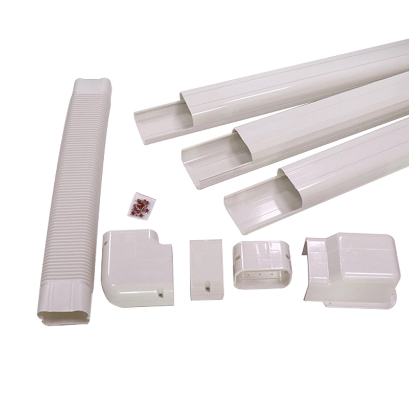 Klimaanlage Dekorative PVC-Line Set Cover Kit AC-Schlauchabdeckung