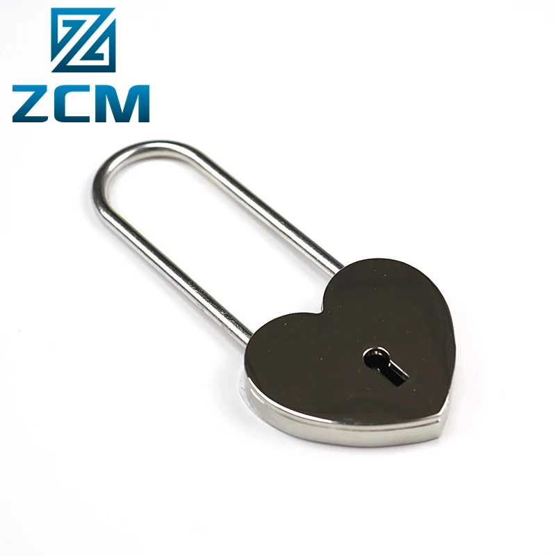 Custom Made Heart Shape Gift Lock Brass Padlocks for Luggage Bag Gold Padlock Manufacturing