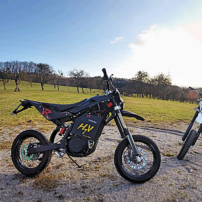 5kw electric engine for dirt bike with self-cooling fan