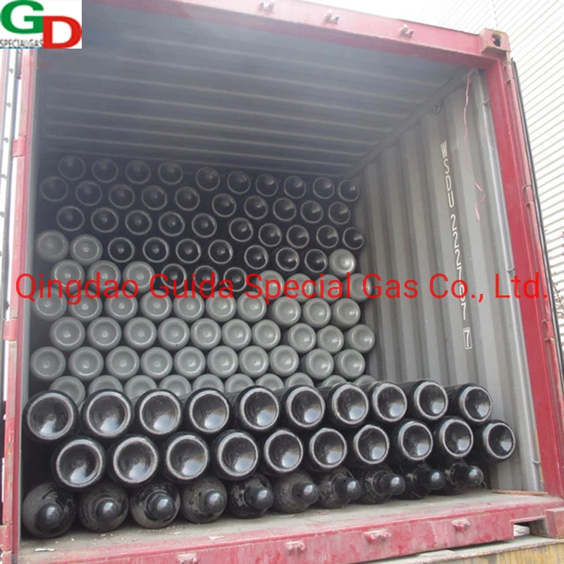 ISO/DOT Certified 40L Seamless Gas Cylinder / Oxygen Cylinder / Argon Cylinder