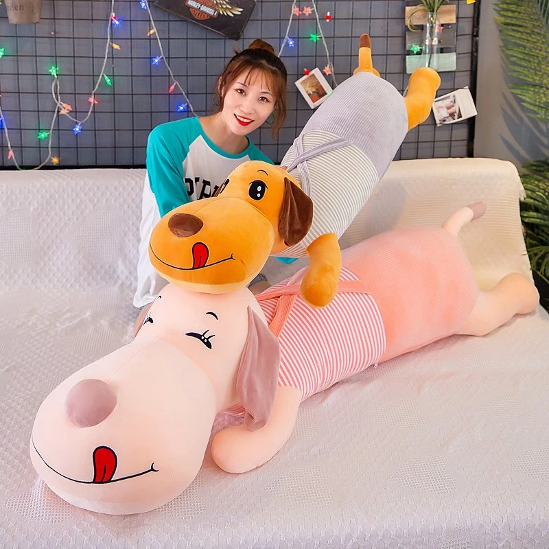 Plush Toy Wholesale/Supplierrs Carrying Dog Long Dog Pillow Soft and Comfortable Dog Pillow