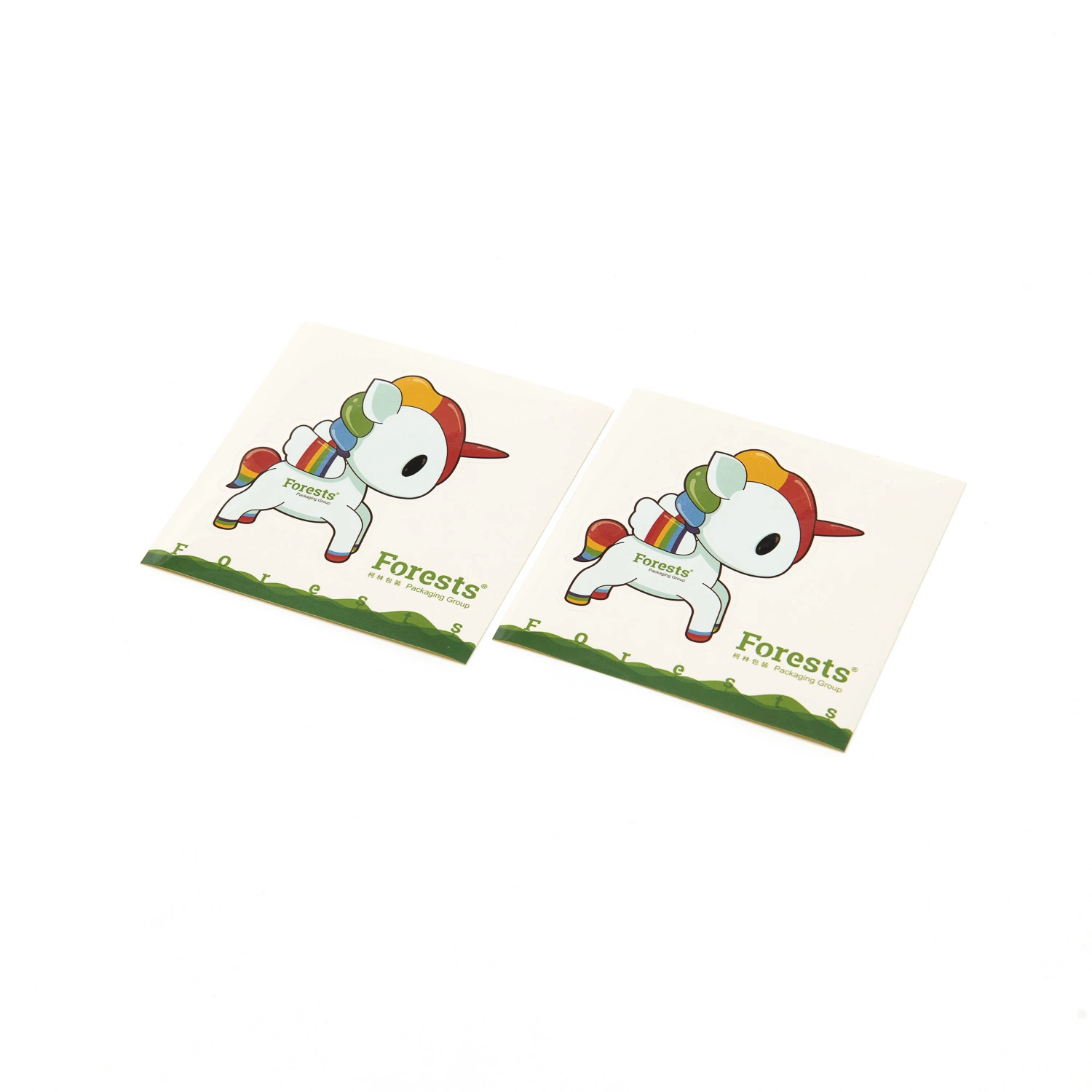 Custom Logo Eco-Friendly Label Stickers Customized Business Card