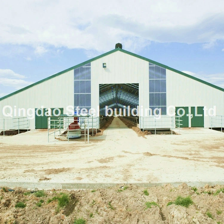 Prefabricated Farm Poultry Steel Structure Housing Is Cheap Chicken Coop/Doghouse/Cow Shed/Horse Farm