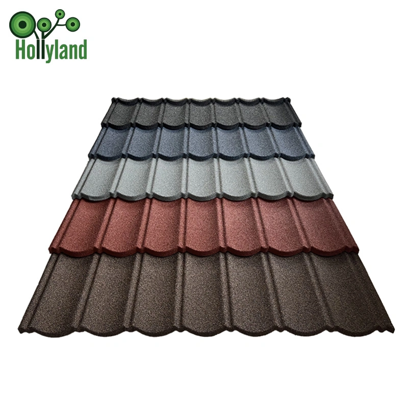 Aluminum Metal Roofing Bond Tile Sheet Stone Coated Metal Roof Tiles