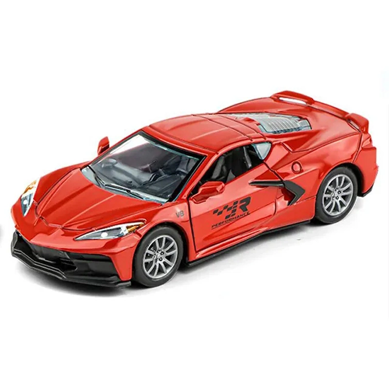 1: 32 Racing Car Toy Alloy Pull-Back Car with Opening Doors