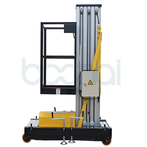 Single Mast Hydraulic Man Lift for 4 M