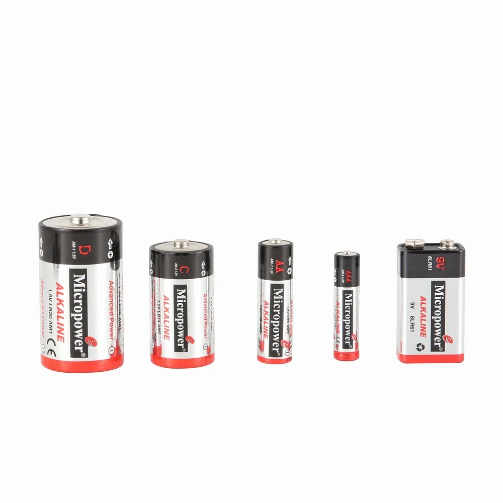 Super Alkali-Mangan-Batterie AA 1,5V AM3 LR6 Nr. 5 Fernbedienung/Wecker/Rechner/Maus
