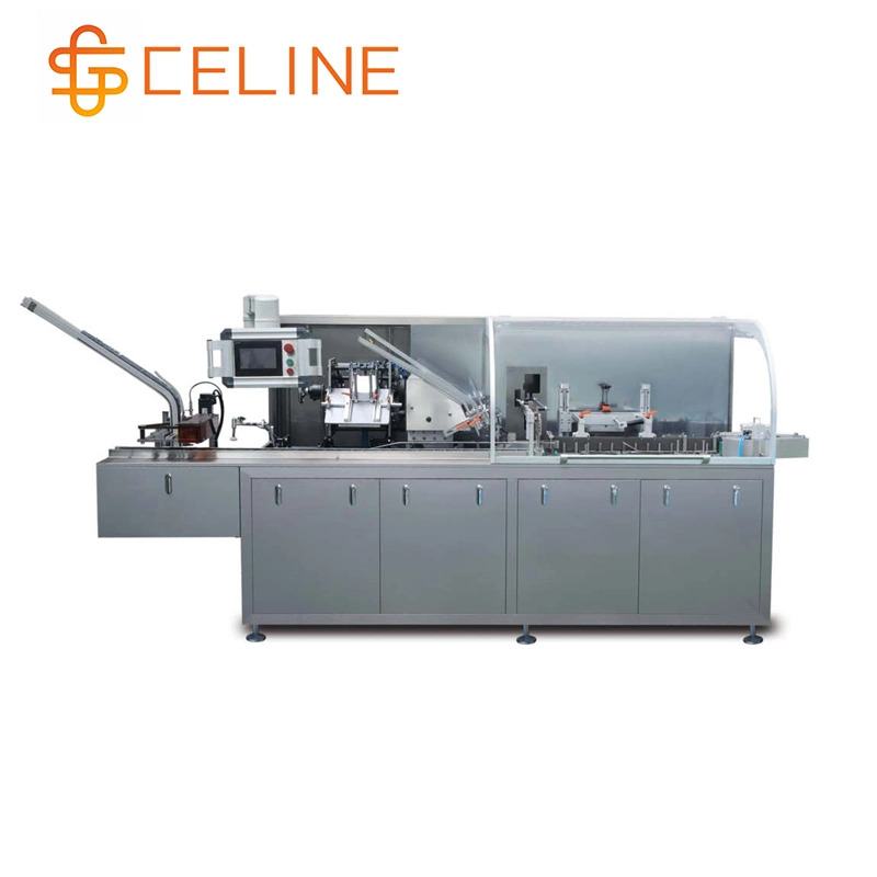 Fully Automatic Horizontal Carton Box Packing Machine for Mask / Tube / Cosmetic / Bottle / Soap / Glove / Food / Beverage Cartoning