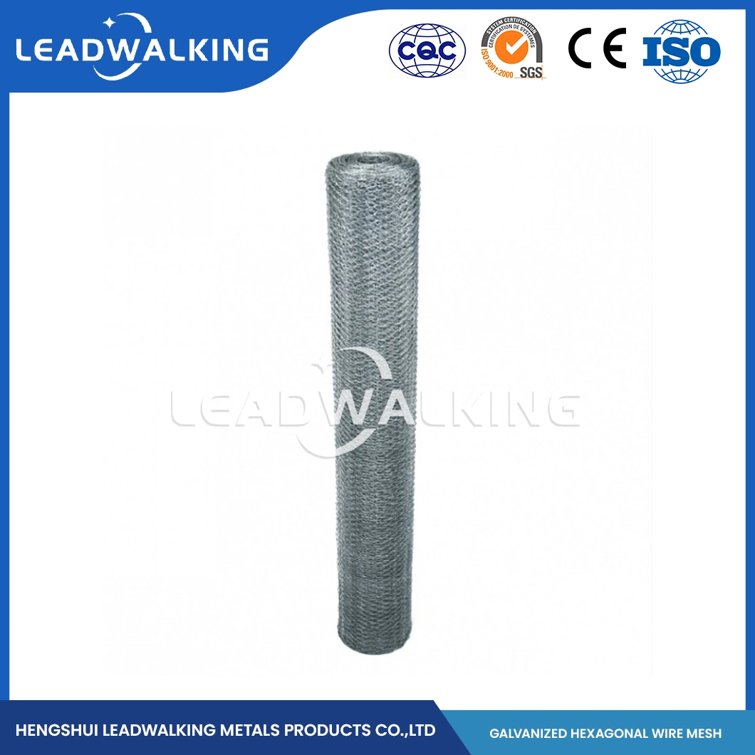 Leadwalking China Fox Proof Chicken Wire Mesh Factory Mild Steel Wire Material 5/8 Inch Mesh PVC Coated Hexagonal Hexagonal Mesh