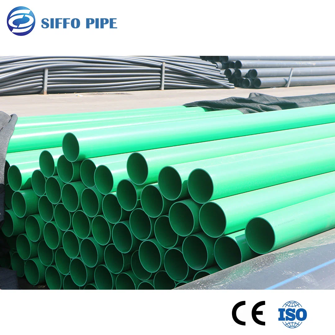 DN355mm Plastic Grey Color Tube PVC UPVC MPVC Pipe for Coupling/Water Supply/Cable/Fishing Cages/Agriculture Irrigation/Garden Irrigation