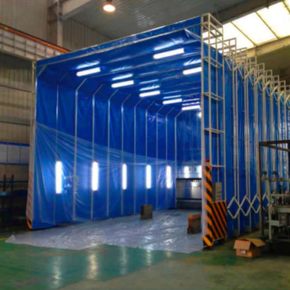 China Supplier Movable Folding Retractable Spray Paint Booth