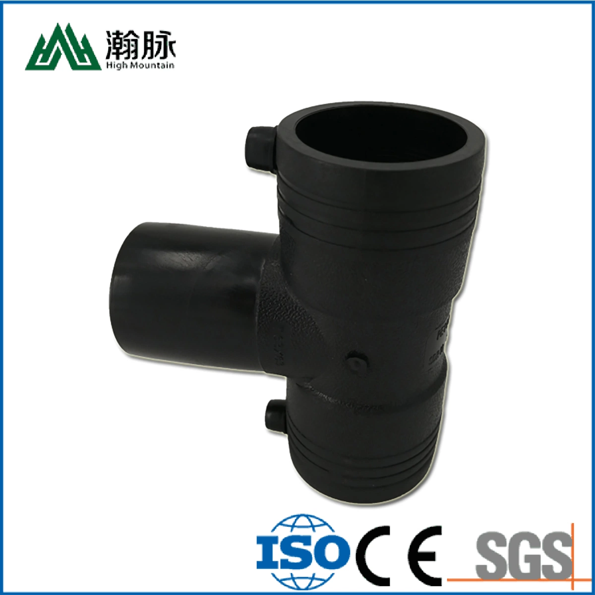 Butt Fusion Machines HDPE Pipe Butt Fusion 4 Way Cross Equal Tee PE Fittings