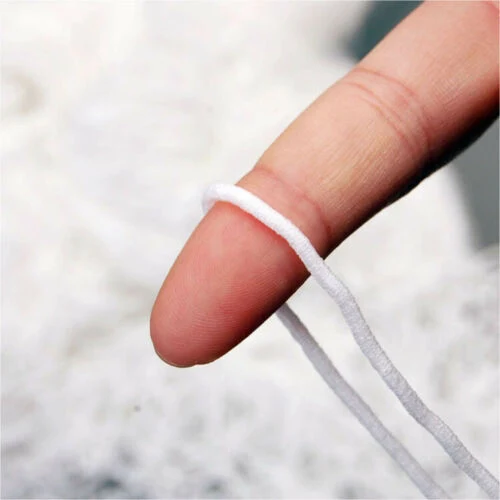 N95 FFP2 Non Woven Face Mask Elastic Earloop Round Polypropylene