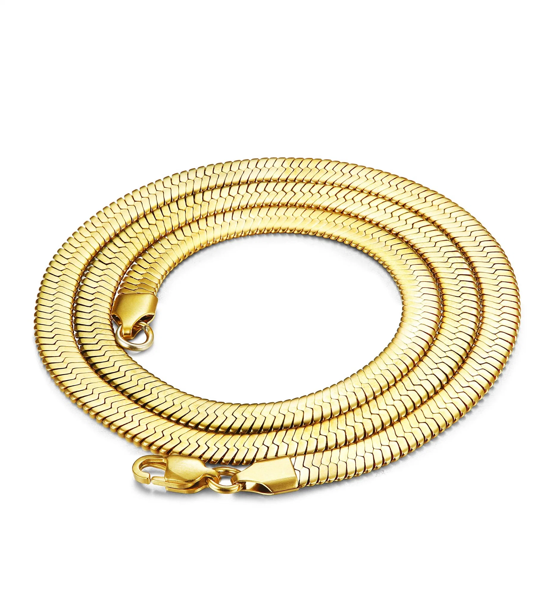 316L Edelstahl überttet Plated Heringbone Kette Halskette Fashion Jewelry Zubehör für Halskette Armband Geschenk Handwerk Design